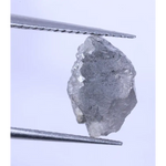 1.40 Ct natural grey rough diamond, raw uncut fancy color earth mined diamond for engagement ring and jewelry