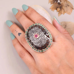 engagement silver ring, natural diamond wedding ring, gemstone ring, ruby engagement ring