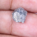 2.14 Ct natural grey rough diamond, raw uncut rustic South African earth mined diamond for jewelry making and polishing