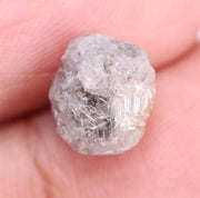 3.27 Ct Grey Uncut Rough Raw Diamond Loose Earth Mined Diamond Use For Jewerly 