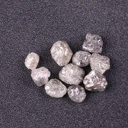 5.50 Ct Natural Grey Rough Diamond raw uncut stone for jewelry making rustic earth mined grey diamond