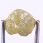 2.51 Ct Natural Yellow Rough Diamond – Raw Uncut Loose Stone, Rare Golden Crystal for Custom Jewelry & Ethical Engagement Rings