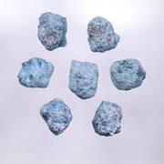 6 Pcs Blue Rough Raw Diamond Lot Uncut Loose Raw Rustic Diamond Use For Custom Jewerly