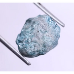 8.66 Ct natural blue rough diamond, loose raw uncut rustic earth mined conflict-free diamond for custom jewelry and wedding rings