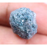 13.31 Ct natural blue rough diamond, loose raw uncut rustic earth mined conflict-free diamond for custom jewelry and wedding rings