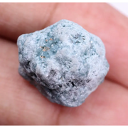22.94 Ct natural blue rough diamond loose raw uncut rustic earth mined conflict-free diamond.