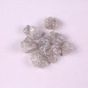 7.50 Ct Natural Grey Rough Diamond, uncut raw fancy earth mined irregular shape diamond for jewelry 