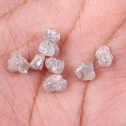 7.50 Ct Natural Grey Rough Diamond, uncut raw fancy earth mined irregular shape diamond for jewelry 