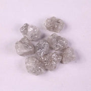 7.50 Ct Natural Grey Rough Diamond, uncut raw fancy earth mined irregular shape diamond for jewelry 