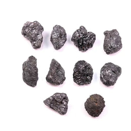 15.00 Ct Natural Black Rough Diamond Lot,uncut raw rustic earth mined loose black diamonds for jewelry making