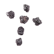 6 Black Rough Diamond Lot Loose Rough Earth Mined Diamond Lot Uncut Rough Diamond Lot Use For Jewerly 