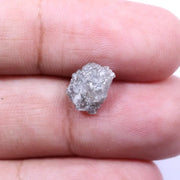 1.73 Ct natural grey rough diamond, raw uncut rustic conflict-free earth mined diamond for jewelry 
