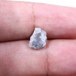 1.73 Ct natural grey rough diamond, raw uncut rustic conflict-free earth mined diamond for jewelry making and polishing