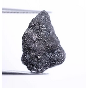 7.10 Ct Natural Black Raw Diamond Loose Uncut Irregular Shape Black Rough Diamond Jewelry 
