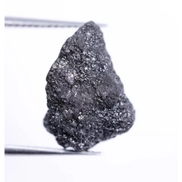 7.10 Ct Natural Black Raw Diamond Loose Uncut Irregular Shape Black Rough Diamond Jewelry 