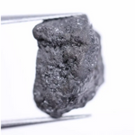 8.31 Ct Natural Black Rough Diamond – Loose Uncut Irregular Shape Diamond (11.68×8.53×7.44 MM) for Custom Jewelry & Gifts