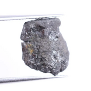 8.31 Ct Natural Black Rough Diamond Loose Uncut Irregular Shape Diamond  for Custom Jewelry.