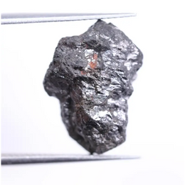 8.41 Ct Black Raw Diamond Loose Uncut Irregular Shape Rough Diamond For Jewelry Crafting 