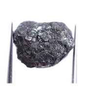 7.32 Ct Black Raw Diamond  Unique  Uncut Loose Rough Diamond  for  Custom Rings.