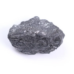 7.77 Ct Natural Black Raw Diamond – Loose Uncut Rough Diamond (15.10×10.42×7.49 MM) for Jewelry, Custom Rings & Unique Designs