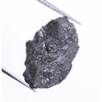 7.77 Ct Natural Black Raw Diamond – Loose Uncut Rough Diamond (15.10×10.42×7.49 MM) for Jewelry, Custom Rings & Unique Designs
