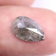 Natural pear cut diamond grey diamond, 3.5 carat pear diamond ring, 5 ct pear diamond, black pear shaped diamond ring, lab grown vs natural diamonds difference.