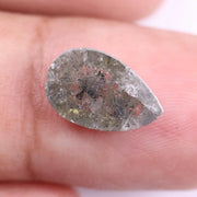 Natural pear cut diamond grey diamond, 3.5 carat pear diamond ring, 5 ct pear diamond, black pear shaped diamond ring, lab grown vs natural diamonds difference.