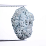 9.39 Ct natural blue rough diamond, loose raw uncut rustic earth mined for custom jewelry.