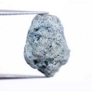 9.39 Ct natural blue rough diamond, loose raw uncut rustic earth mined for custom jewelry.