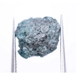 6.15 Ct natural fancy blue rough diamond, loose uncut raw earth mined conflict-free diamond for personalized jewelry making