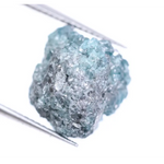 6.15 Ct natural fancy blue rough diamond, loose uncut raw earth mined conflict-free diamond for personalized jewelry making