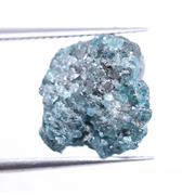 6.15 Ct natural fancy blue rough diamond loose uncut raw earth mined conflict-free diamond for jewelry 