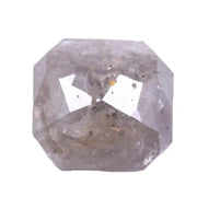0.57 Ct Grey Colored Diamond Asscher Shaped Diamond Loose Diamond Use For Handmade Jewerlly 