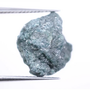 7.58 Ct natural blue rough diamond loose uncut raw irregular shape earth mined for jewelry making