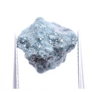 6.66 Ct natural blue rough diamond, loose uncut raw irregular shape earth mined Diamond for jewelry making
