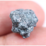 6.89 Ct natural blue rough diamond, loose uncut raw irregular shape earth mined conflict-free diamond for jewelry making