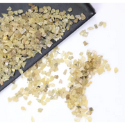 Natural Yellow Diamond Dust, Uncut Rough Diamond Pieces, Raw Yellow Diamond Supply for Jewelry Making