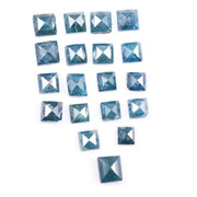 3.43 Ct Lot 2.06 to 4.00 MM Natural Diamond, Fancy Blue Color Princess Cut Loose Diamond, Loose Princess Cut Diamond for Personalized Gift