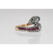 Classic lab grown diamond ring round brilliant cut stone elegant gold ring for women jewelry