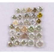 1.00 ct Round Cut Lab Grown Diamond Mic Colored Diamond Lot Use For Custom Jewerly
