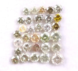 1 carat loose round fancy mix color diamonds lot – natural diamonds for unique engagement rings and custom fine jewelry – Jay Amar Gems