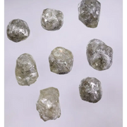 High quality earth mined irregular natural diamonds, raw uncut grey loose diamonds for jewelry making