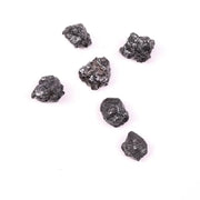 6 Black Rough Diamond Lot Loose Rough Earth Mined Diamond Lot Uncut Rough Diamond Lot Use For Jewerly 