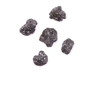 Natural Black Rough Diamond, Loose Uncut Raw Irregular Shape Earth Mined Diamond for Jewelry Making