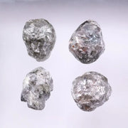 Loose Uncut Grey Rough Diamond, Natural Raw Irregular Shape Diamond for Custom Jewelry & Personalized Gifts