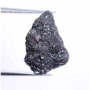7.10 Ct Natural Black Raw Diamond Loose Uncut Irregular Shape Black Rough Diamond Jewelry