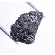 7.10 Ct Natural Black Raw Diamond Loose Uncut Irregular Shape Black Rough Diamond Jewelry
