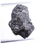 8.41 Ct Black Raw Diamond – Loose Uncut Irregular Shape Rough Diamond (15.25×10.08×7.09 MM) for Jewelry Crafting, Custom Rings & Gifts