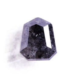 1.02 Ct Sheild Cut Diamond Grey Colored dimaond Use For Custom Jewerlly 