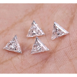 3.00 To 10.00 MM CVD Triangle Cut Diamond Lot White Colored Diamond Lab Grown Use For Custom Jewerly